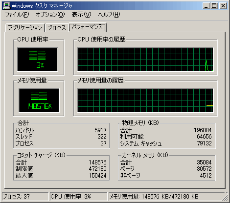 検証前の状態