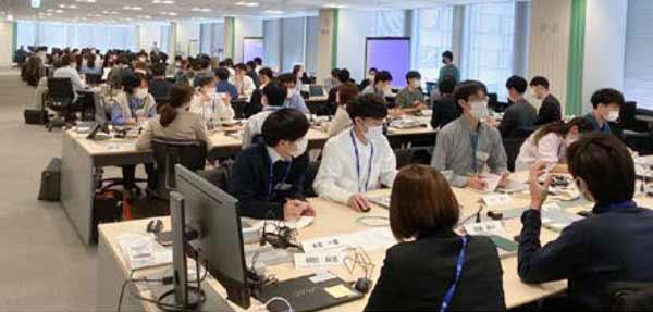 新入社員研修の様子