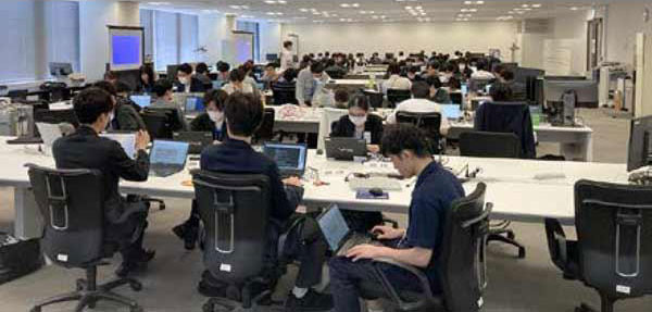 新入社員研修の様子