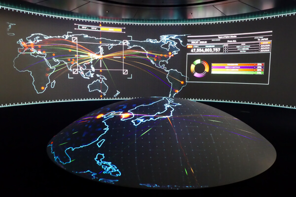 Cyber Attack Visualizerの映像