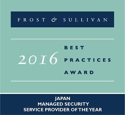FROST & SULLIVAN 2016 BEST PRACTICES AWARD