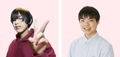 2024年度の支援対象者（阿曽 祥大さん、清水 紘輔さん）