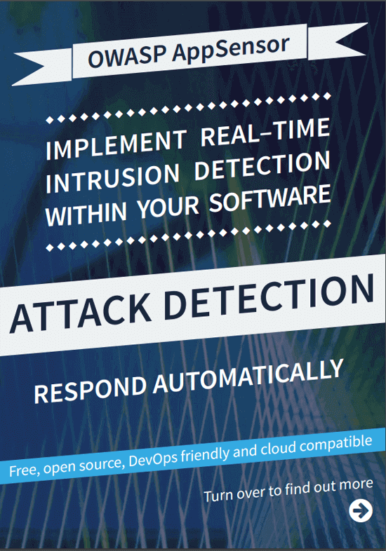 OWASP AppSensor ATTACK DETECTION