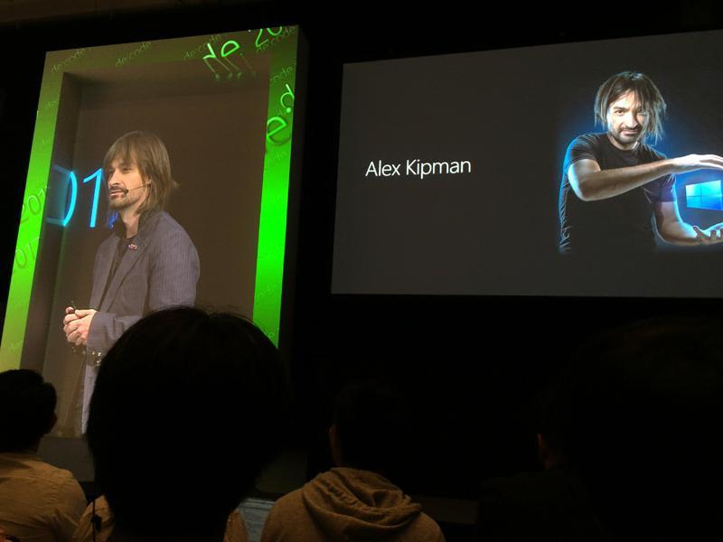 Alex Kipman氏のキーノート