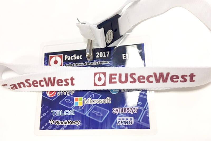 PacSec セキュリティ・カンファレンス 2017 ビジターカード