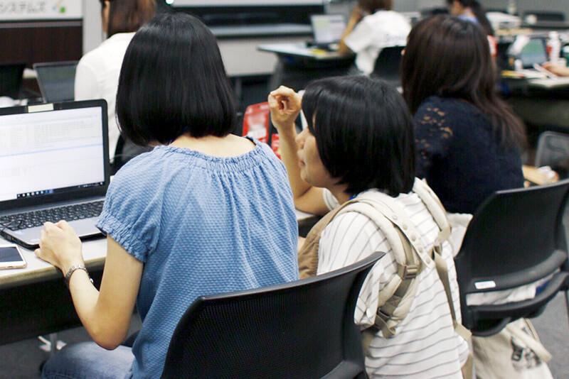 自席まで運営メンバーが駆けつけて疑問にお答えします!
