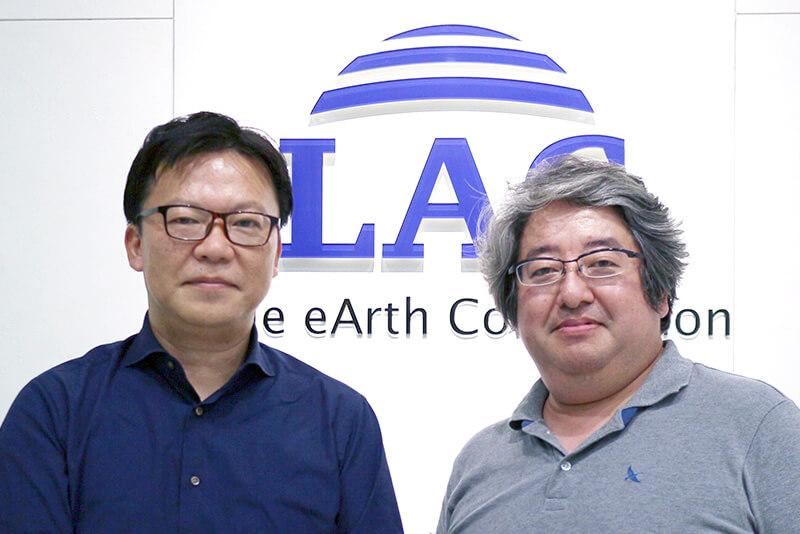 （左から）ラック CTO 倉持 浩明、株式会社アトラクタ CEO 原田 騎郎氏