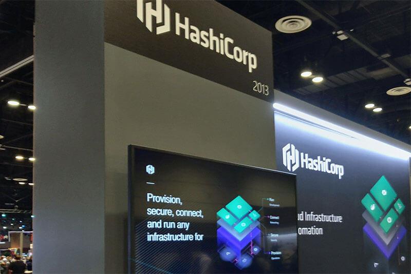 筆談をしたHashiCorp社ブース