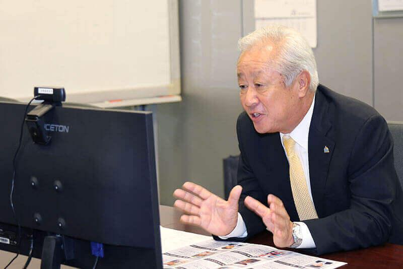 高梨会長からのメッセージ