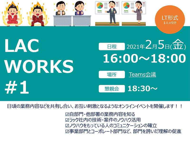 LAC WORKS 第1回のスライド