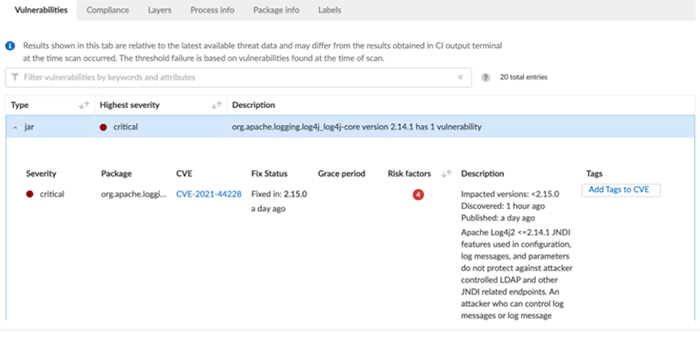 Prisma CloudにおけるApache Log4j対応