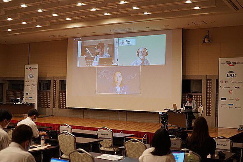 台湾デジタル担当大臣のオードリー・タン氏が登壇した基調講演