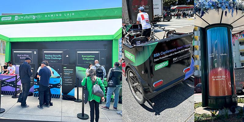 RSA Conference 2024会場の他、サンフランシスコの街中で見かけたセキュリティベンダーの宣伝広告