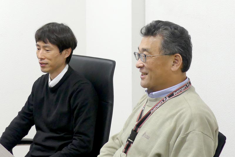 鹿児島大学 相羽俊生氏と佐藤豊彦氏