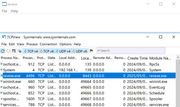 図5 EAGERBEEによるTCP/8443ポート開放