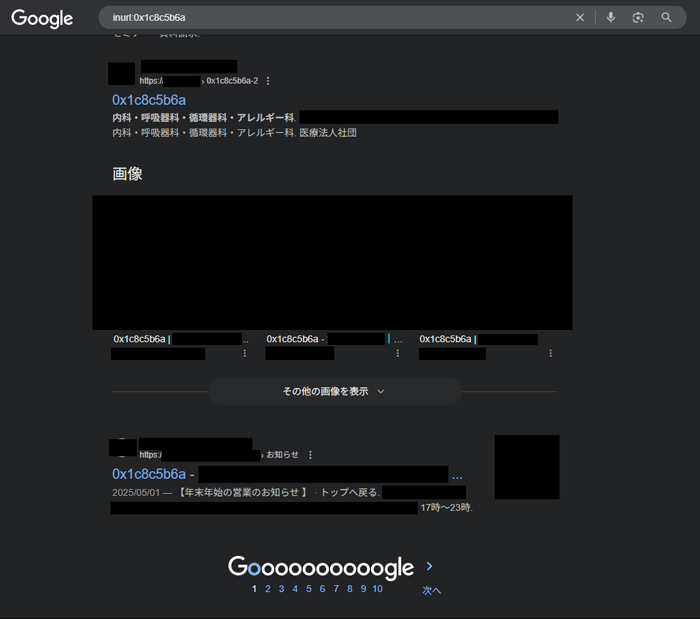 URLに「0x1c8c5b6a」を含むWebサイトの検索結果