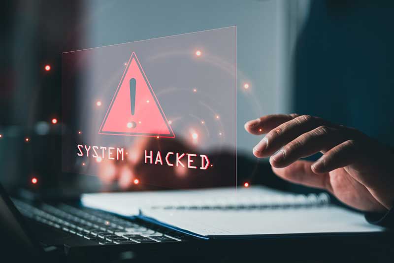 金融業界を狙ったサイバー攻撃のイメージ