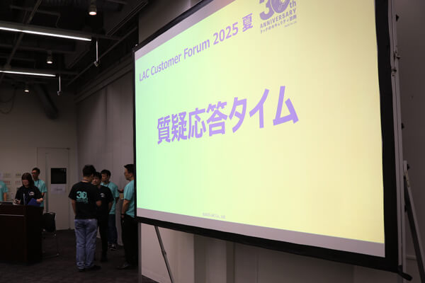 懇親会の様子