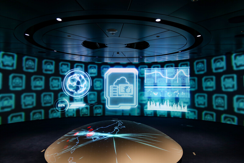 シアターゾーンのImmersive Brand Video