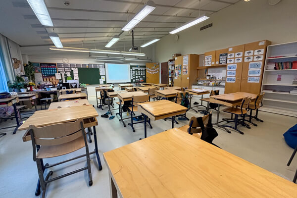 見学させていただいた教室風景