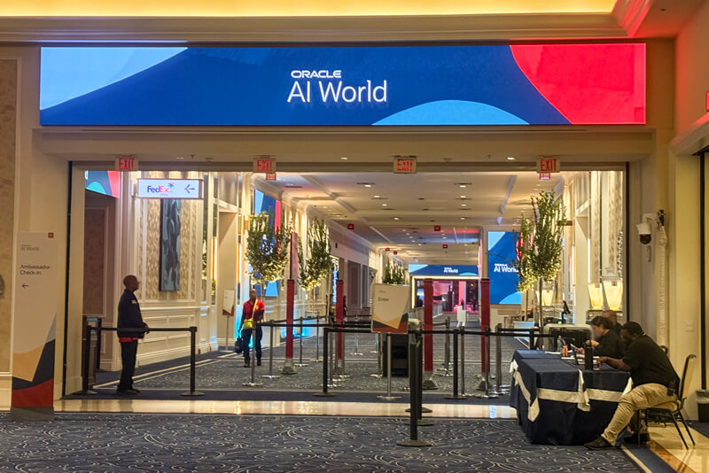 Oracle AI Worldの会場