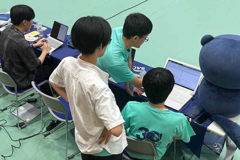 競技会中の様子