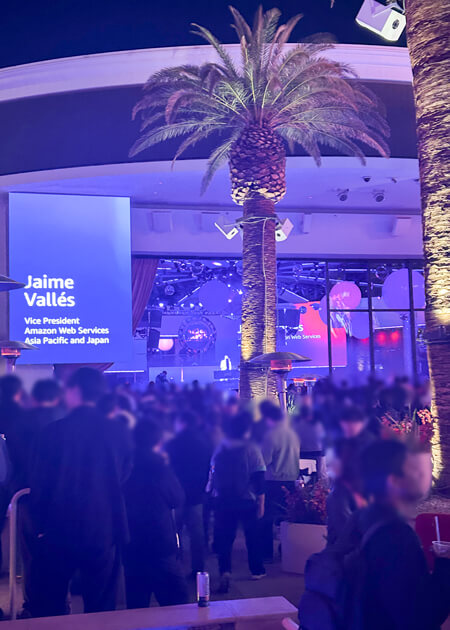 APJ on Tourの夜景