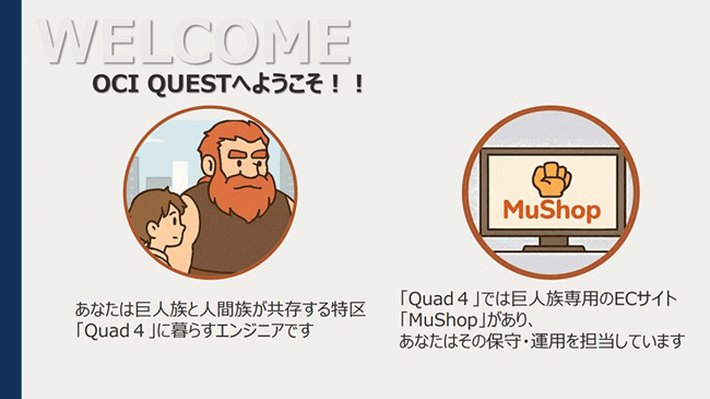 OCI QUESTのクエスト説明