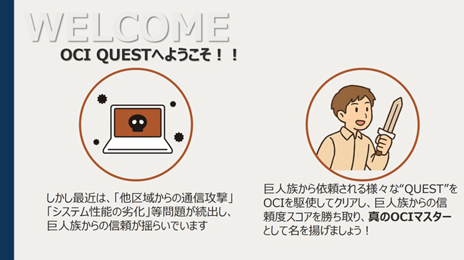 OCI QUESTのクエスト説明