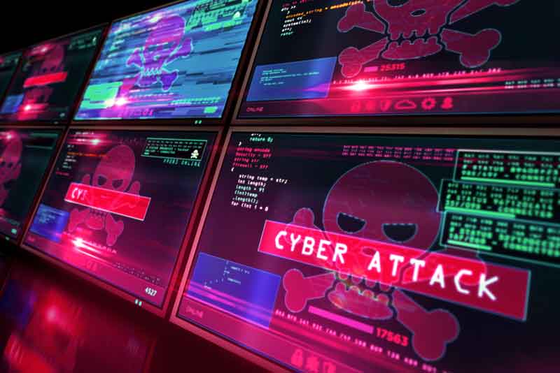 サイバー攻撃・ブルートフォース攻撃のイメージ