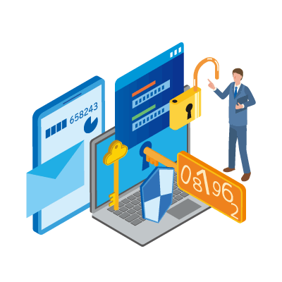 クリックジャッキング攻撃への対策を実施するイメージ