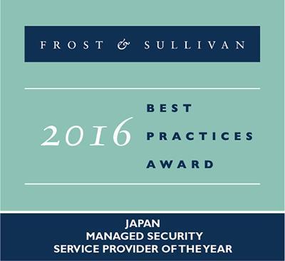 FROST & SULLIVAN 2016 Best Practices Award