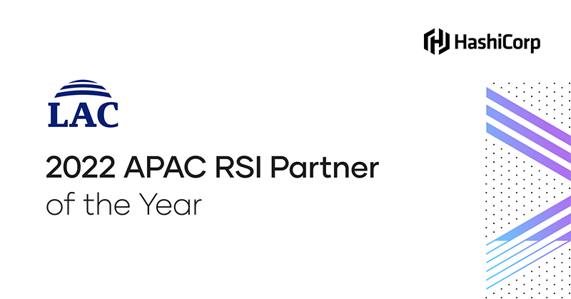 2022 HashiCorp APAC SI & Reseller Partner of the Year