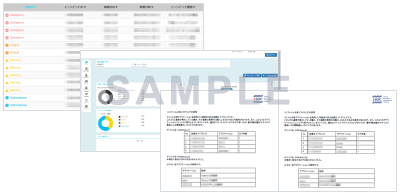 Firewall 監視・運用サービスWebポータル・月次レポート例