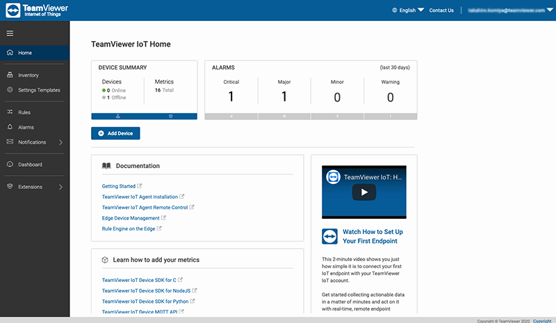 TeamViewer IoT