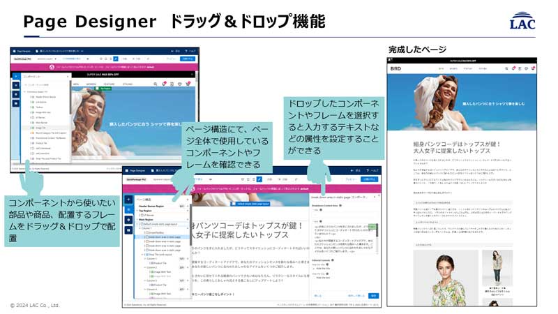 Salesforce Commerce CloudでのPage Designer機能